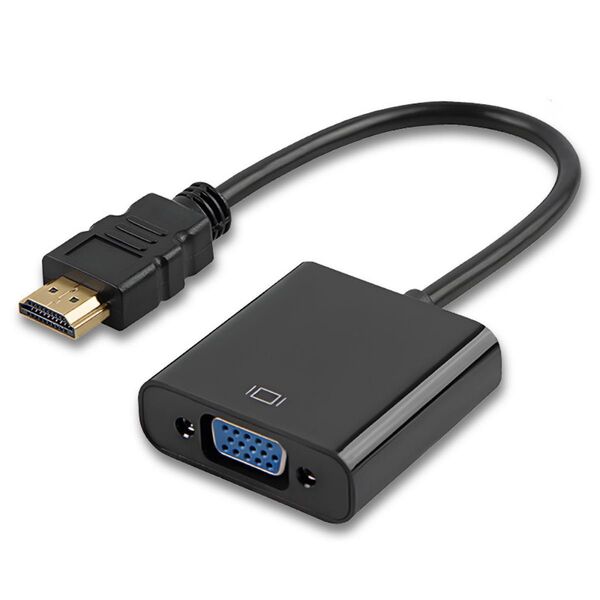HDMI VGA コンバータ 変換アダプタ 1080p オス to メス モニター ディスプレイ プロジェクター