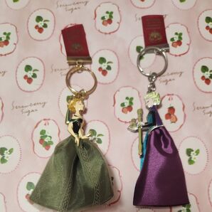 アナと雪の女王 ファンタジースプリングス エルサ アナ キーチェーン キーホルダー