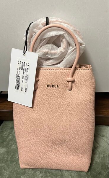 イオンインポートフェアにて購入 FURLA フルラ ショルダーバッグ ハンドバッグ 2way ピンク 未使用 キャットバッグつき