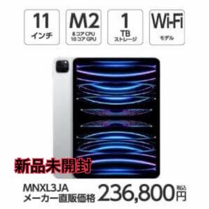 iPad Pro 11インチ Wi-Fi 1TB スペースグレイ 2022年モデル MNXL3J/A