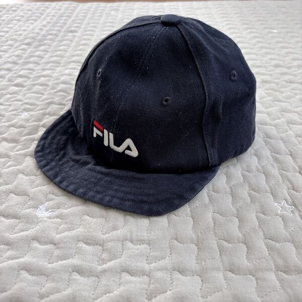 フィラ FILA キャップ 帽子 ハット キッズ ネイビー