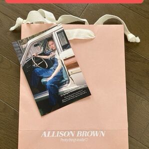 激レア紗栄子アリソンブラウン非売品ポストカード付きショッパー未開封新品ALLISON BROWN