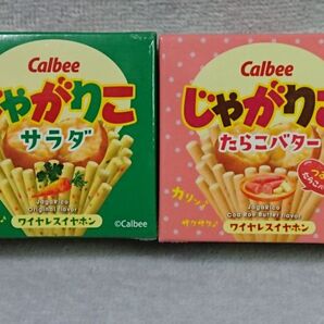 Calbee じゃがりこ ワイヤレスイヤホン サラダ たらこバター 全2種セット