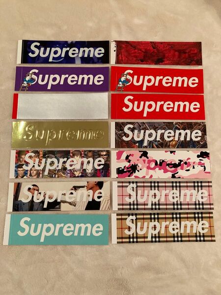 Supreme Box Logo ノベルティー ステッカー 14枚 シュプリーム Sticker ボックスロゴ