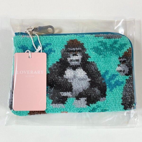 ラブラリー バイ フェイラー◆LOVERARY BY FEILER◆ウッホッホゴリラ◆L字ポーチ◆新品