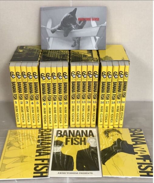 【I111m】BANANA FISH 復刻版BOX 全1~4BOX(全20巻)+漫画家本Special吉田秋生本特典完備