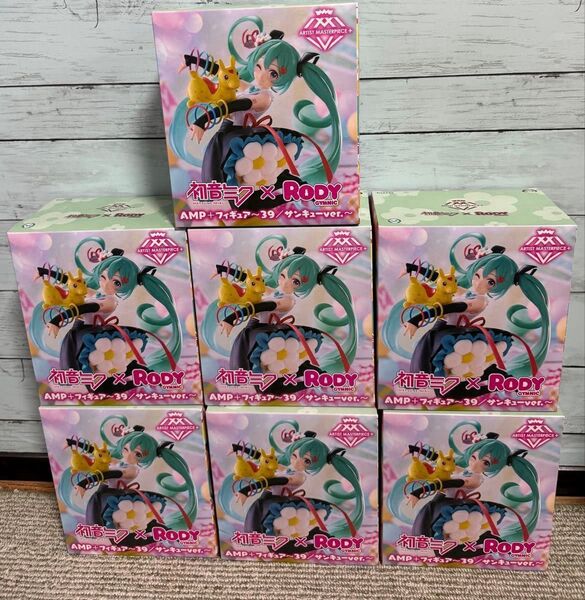 AMP 初音ミク39 サンキューver 8体と恋するブレザーver 1体 ぬーどるストッパーMEIKO 1体 (10体セット売り)