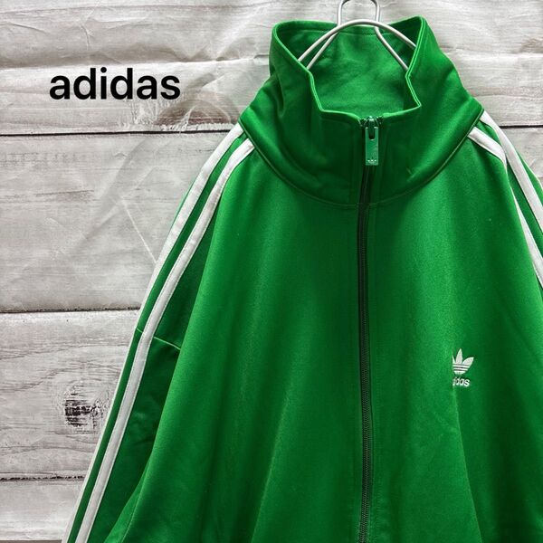 adidas クラシックファイヤーバードトラックトップ 緑 2XL IU0762