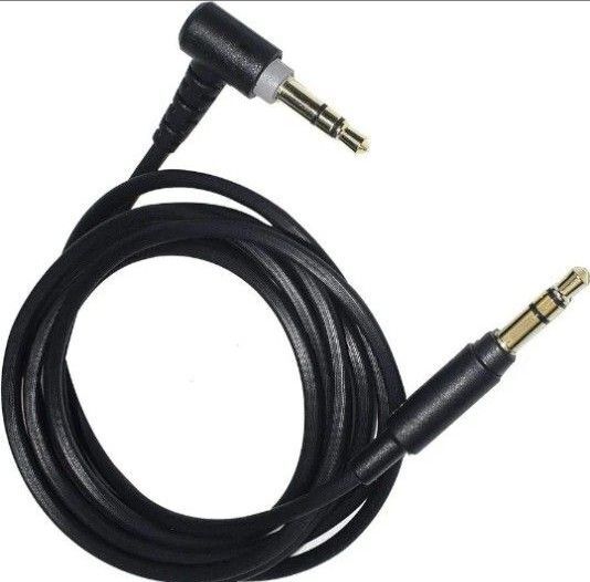 WH-1000XM4交換用 ヘッドホンケーブル 延長コード Sony MDR-10R (3.9ft/ブラック)