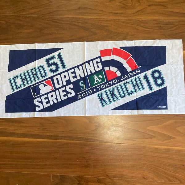イチロー 菊池雄星 手ぬぐい MLB2019開幕戦 マリナーズvアストロズ