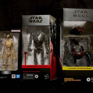 ハズブロ ブラック 6インチ スターウォーズ スーパーバトルドロイド デストロイヤー フィギュアーツ クローンウォーズ