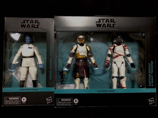 ハズブロ ブラック 6インチ スターウォーズ アソーカ イノック クローントルーパー スローン フィギュアーツ ダースベイダー