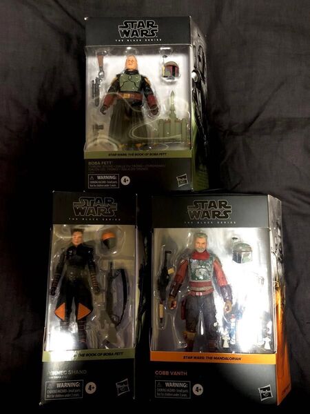 ハズブロ ブラック ボバ・フェット コブ・ヴァンス フェネック スターウォーズ マンダロリアン 6インチ キャド・ベイン ジャンゴ