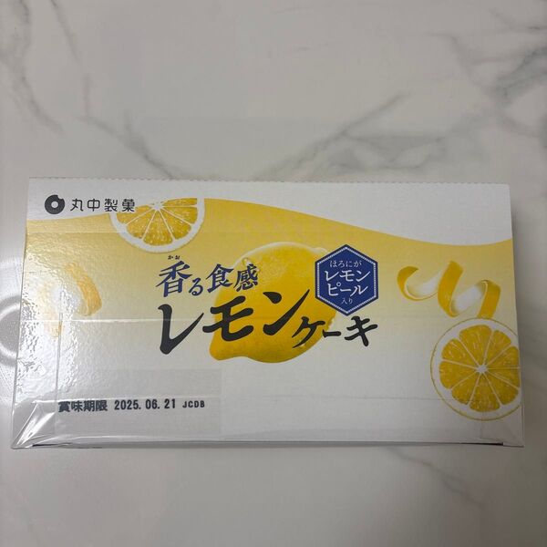丸中製菓 香る食感 レモンケーキ レモンピール入り
