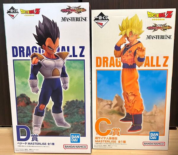 【新品未開封】 一番くじ ドラゴンボール VSオムニバスCROSS C賞 D賞 孫悟空 ベジータ MASTERLISE フィギュア
