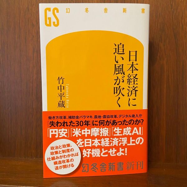 日本経済に追い風が吹く (幻冬舎新書 た-27-1) 竹中平蔵/著