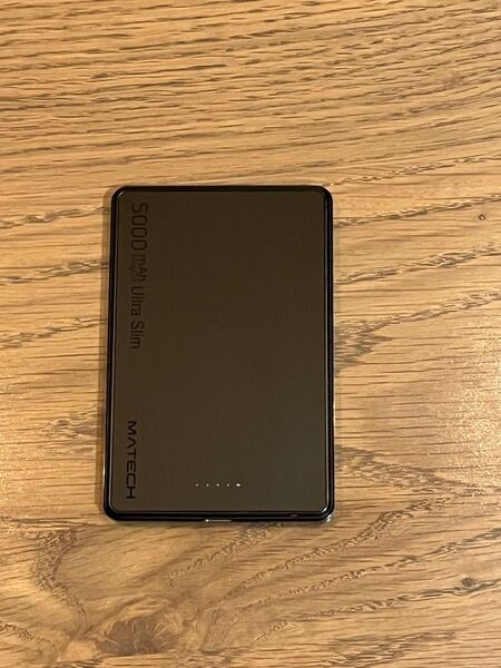 MATECH モバイルバッテリー 5000mAh Ultra Slim ブラック系