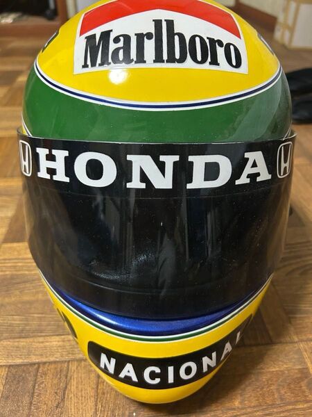 アイルトンセナ マルボロ ホンダ Nacional レーシングヘルメット 鑑賞用