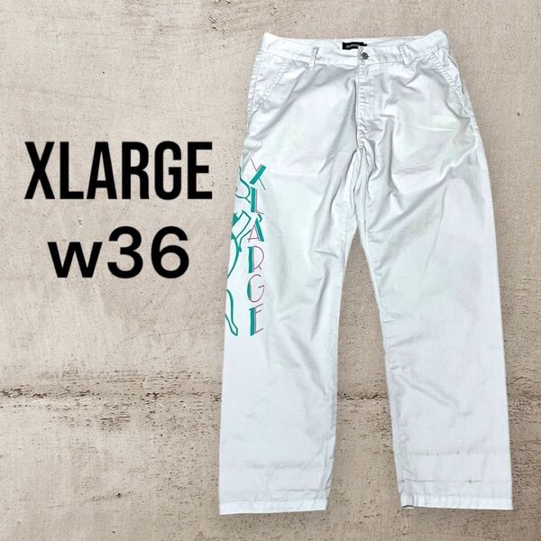 XLARGE エクストララージ ワークパンツ チノパン w36