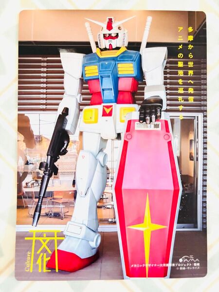 ガンダム ポストカード ポスカ 観光 東京 カード ロボ 聖地