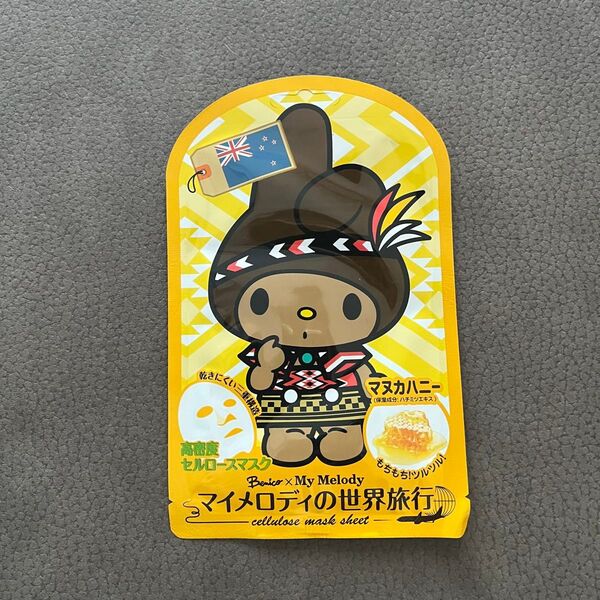 【新品】マイメロディ マカハニーシートマスク フェイスパック