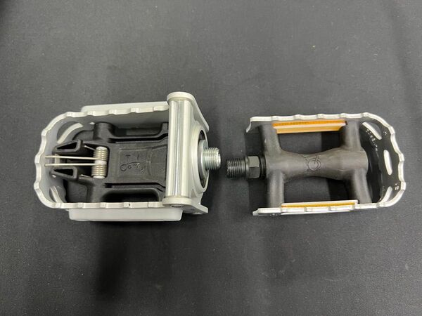 ブロンプトン 純正ペダル 完成車取り外し品 シルバー