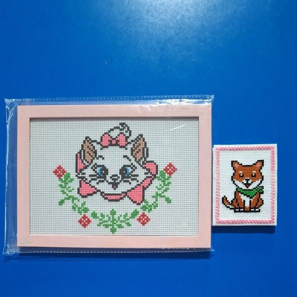 クロスステッチ刺繍完成品