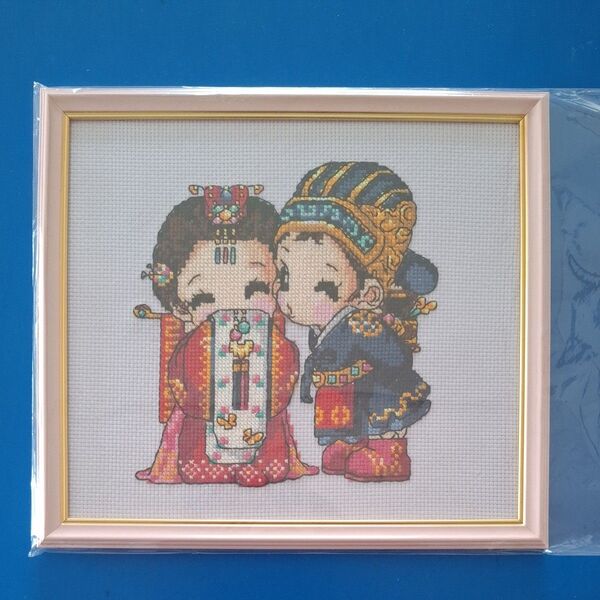クロスステッチ刺繍作品