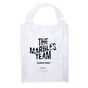 新品 マーブルズ MARBLES ビーチバッグ 透明 クリア 鞄 トート CLEAR BAG THE MARBLES TEAM