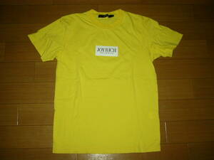 JOYRICH Joy Ricci T-shirt S yellow color Raver BOX Logo box cut and sewn 