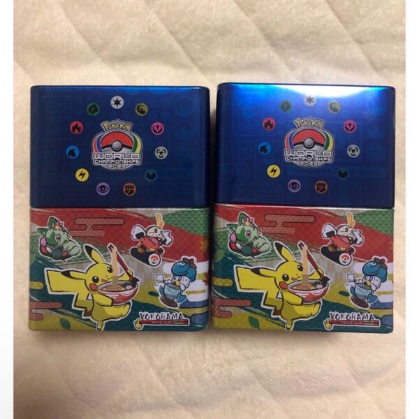 ポケモン 横浜記念デッキ 缶ケースのみ 2個
