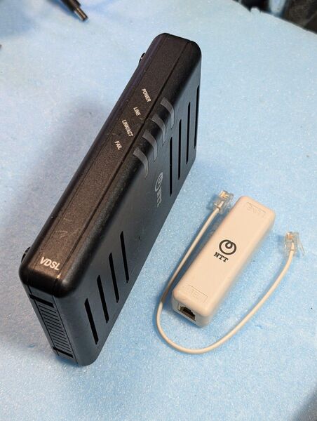 NTT VDSL モデム VH-1000 4 EN 回線フィルタ付き 2022年11月製造 本体のみ ACなし ホームゲートウェイ