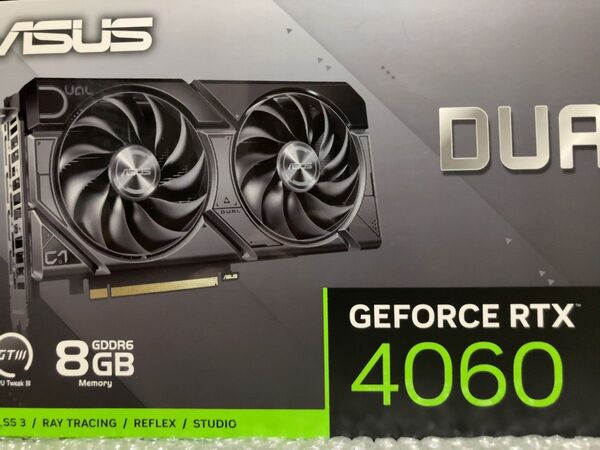 【動作確認済み 美品】ASUS GeForce RTX4060 8GB GDDR6【DUAL-RTX4060-8G-EVO】