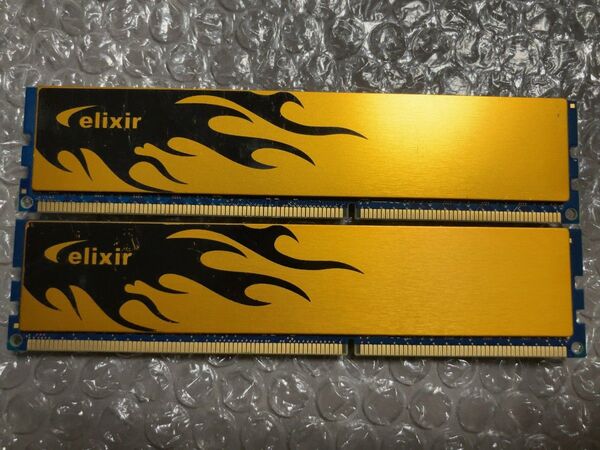 DDR3-1600(PC3-12800) デスクトップPC用メモリー 8GB×2枚組 16GB Elixir ③