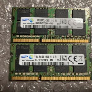 DDR3 PC3L-12800 8GBx2枚 16GB DDR3L-1600 ノートパソコンメモリ 【SAMSUNG】③