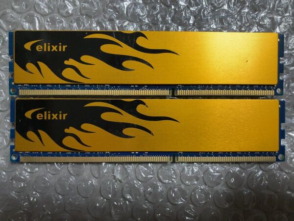 DDR3-1600(PC3-12800) デスクトップPC用メモリー 8GB×2枚組 16GB Elixir ③