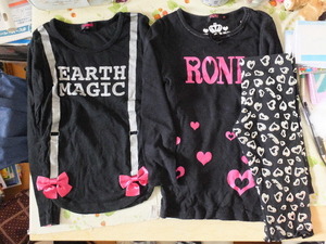  together 3 point set beautiful goods roni.RONI& Earth Magic 130~140 size M size long T& pants 