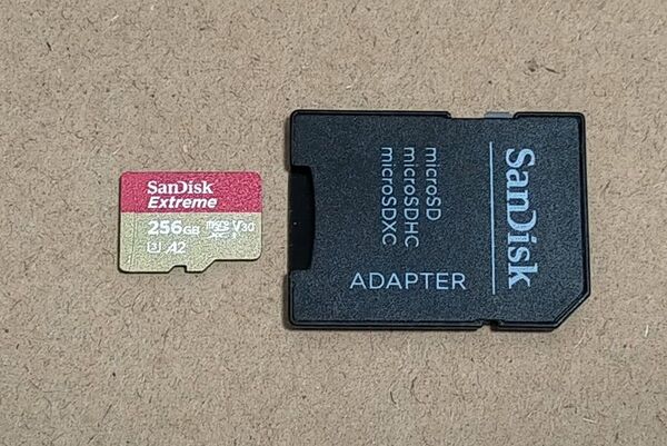 タイムセール サンディスク マイクロSDカード SanDisk extreme 256GB 1枚 動作確認済み