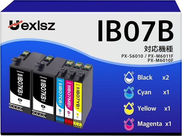 IB07B 互換4色セット+ブラック1本 合計5本セット
