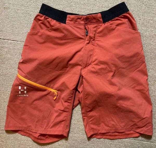 HAGLOFS LIM series ハーフパンツ オレンジ メンズXS