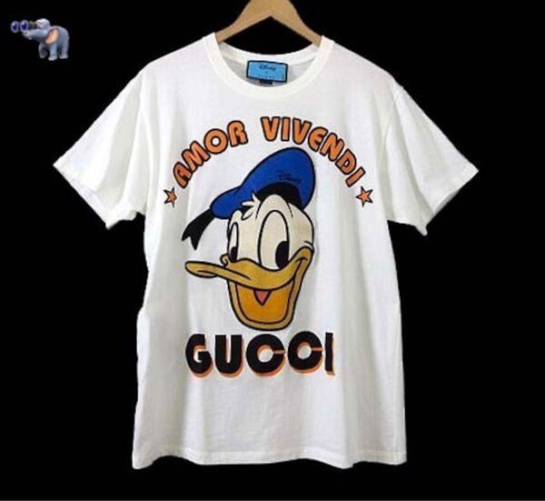 グッチ GUCCI ディズニー Disney 2021SS 刺 Tシャツ ドナルドダック コラボ メンズ レディース 半袖