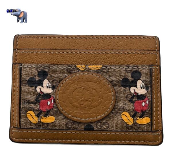 GUCCI × DISNEY カードケース ミッキーマウス コラボ 小銭入れ パスケース ディズニー