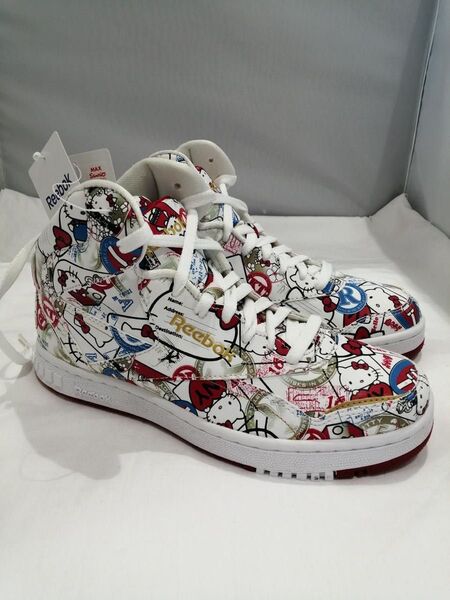 REEBOK リーボック ハイカット スニーカー ハローキティ コラボ レディース シューズ ホワイト HI