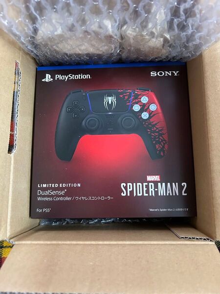 未開封未使用品 スパイダーマン2 PlayStation5 ワイヤレスコントローラー DualSense