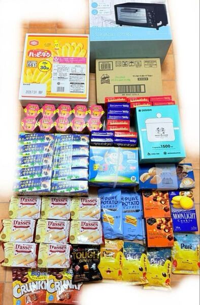 新生活セット お菓子詰め合わせ 菓子 詰め合わせ チョコレート スナック ガラス鍋 トースター