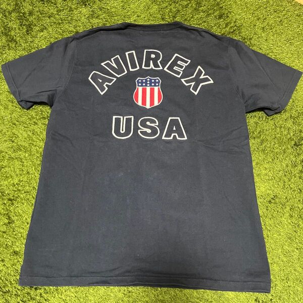 AVIREX USA Tシャツ ネイビー
