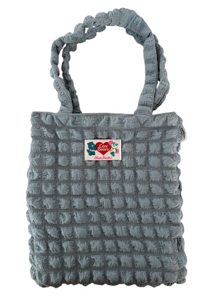 新品 ケアベア イオン ポップコーンバッグ ブルー 非売品 トートバッグ