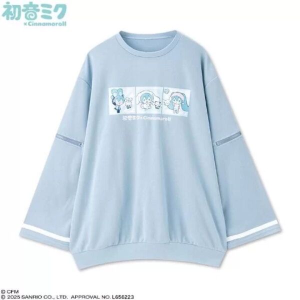 ピアプロ サンリオ プルオーバー アベイル 初音ミク シナモロール トップス