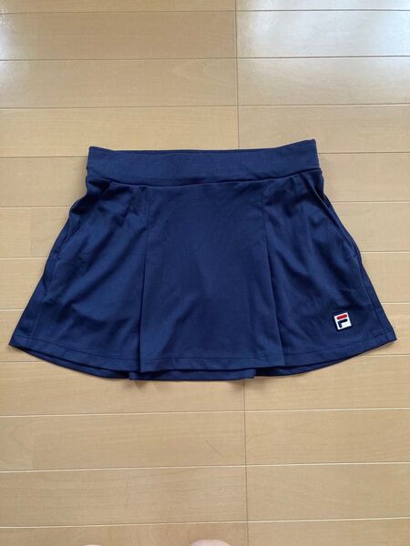 FILA スコート ネイビー M