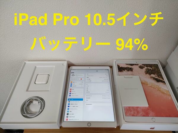 iPad Pro 10.5インチ Wi-Fiモデル 64GB ローズゴールド MQDY2J/A A1701 動作確認済み